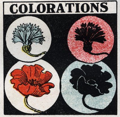 Colours: Colours. Anonymous illustration of 1925. Private collection. av Anonymous Anonymous