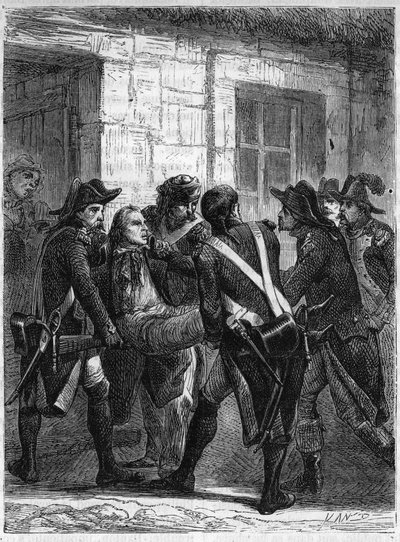 Dødsfallet til general Michel-Armand (Michel Armand) av BEAUPUY (1755-1796) i Val d
