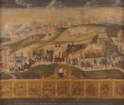 Hertug Cosimo I de Medici ankommer Siena av Anonymous Anonymous