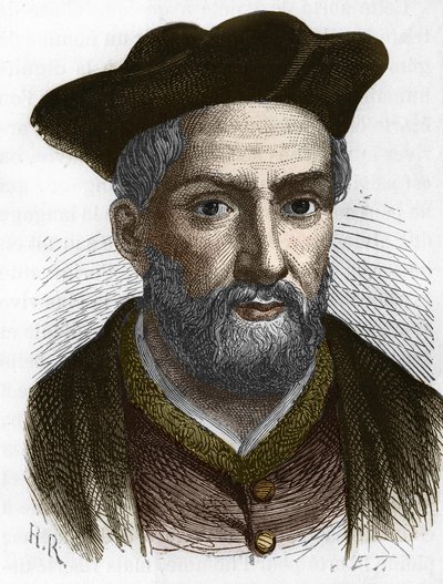 François Rabelais (1495 - 1553), fransk forfatter. av Anonymous Anonymous
