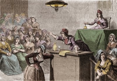 Den franske revolusjonen 1789 - 1799, politisk kvinneklubb av Anonymous Anonymous