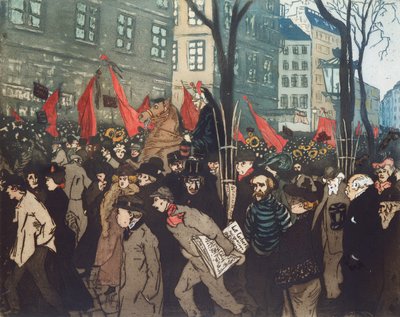 Begravelse til Clemence Louise Michel, 22. januar av Anonymous Anonymous