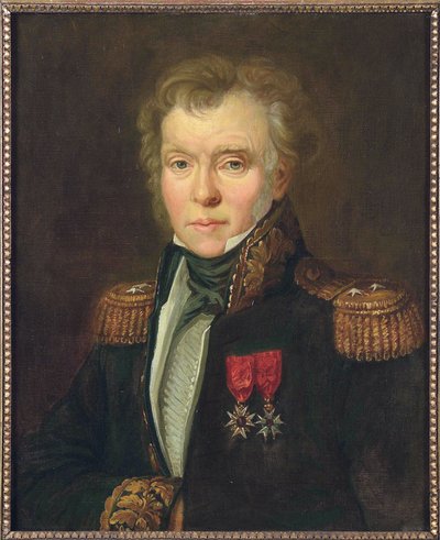 General Baron Ythier Sylvain Pryve (1762-1831), Anonym . Olje på lerret, ca 1820. Mål : 61x50 cm. Privat samling av Anonymous Anonymous