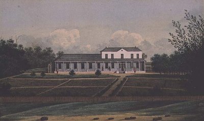 Government House, Sydney, fra baksiden (akvarell) av Anonymous Anonymous