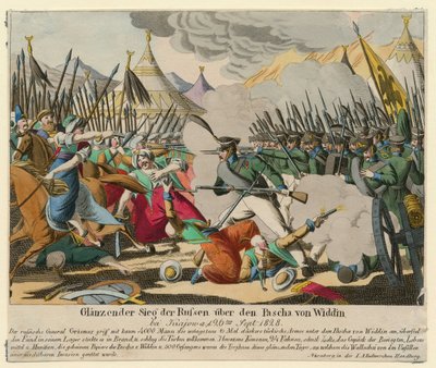 Guerre russo-turque de 1828-1829 - Strålende seier for russerne over Pasha av Vidin (Omer Pacha Latas av Anonymous Anonymous