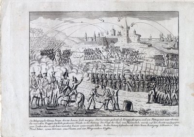 Guerre russo-turque de 1828-1829 - Beleiringen av Anapa festning 23. juni av Anonymous Anonymous