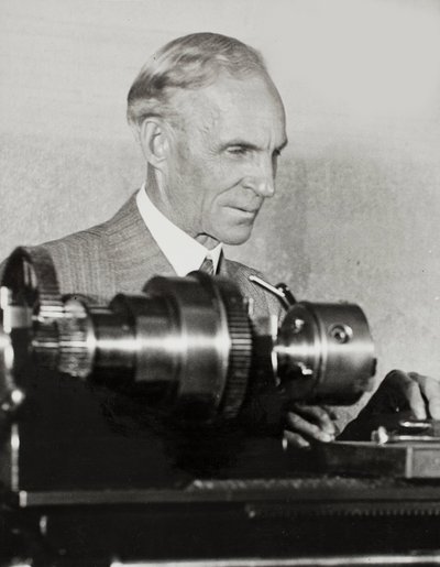 Henry Ford (1863-1947), anonym. Fotografi, , Privat samling av Anonymous Anonymous