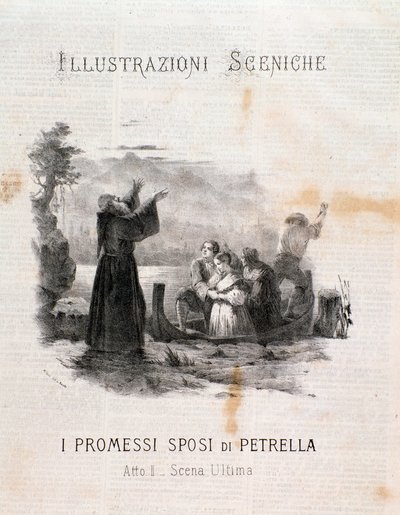 Illustrasjon av Forlovede etter Manzoni av Errico Petrella av Anonymous Anonymous
