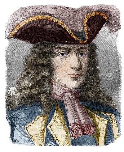Jean-Bernard Louis de Saint Jean, Baron de Pointis (1645-1707), fransk admiral og kaper. Gravering fra 1800-tallet. Privat samling. av Anonymous Anonymous