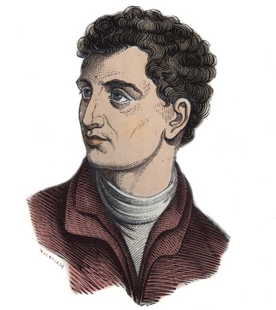 LEONE BATTISTA ALBERTI (1404-1472). Italiensk matematiker, arkitekt, maler og forfatter. Gravering - av Anonymous Anonymous