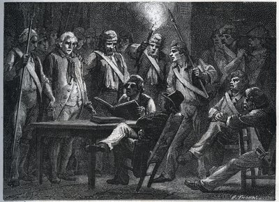 Maillard-tribunalet under revolusjonen (Stanislas Marie Maillard av Anonymous Anonymous