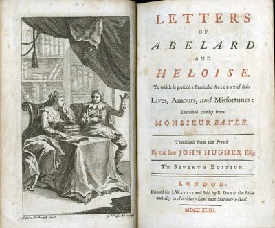 Letters of Abelard and Heloise (Lettres de Pierre (Petrus) Abelard (Abailard, Abeilard, Abaelardus) (1079-1142) og Heloise (Eloysa, Heloisa eller Heloissa) d'Argenteuil (de Garlande) (1092-1164) - av Anonymous av Anonymous Anonymous
