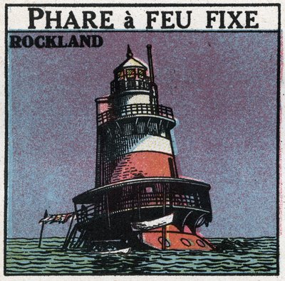 Light signals: Rockland headlight. Anonymous illustration from 1925. Private collection. av Anonymous Anonymous