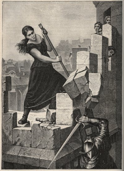 Marguerite Catherine Ponsoye aka Margot Delaye here in may 1570 defending city of Montelimar (France) aganist army of Ludovic of nassau - Marguerite Catherine Ponsoye known as “” la Gandonne” or Margot Delaye here in April 1570 in Montelimar where she part av Anonymous Anonymous