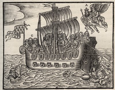 Mazarinade politisk brosjyre: til tross for Mazarin sørger skurrene for statens frelse. ca 1649. Kraftig tre. Privat samling. av Anonymous Anonymous
