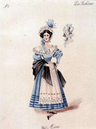 Mimi, karakter fra operaen La boheme av Puccini av Anonymous Anonymous