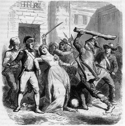 Murder of the Princess de Lamballe av Anonymous Anonymous