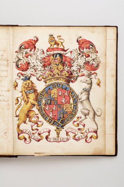 Order of the Garter: Book of Statutes som tilhørte Charles Fitzroy, Duke of Grafton - Akvarellmanuskript, Beg. 18. århundre av Anonymous Anonymous