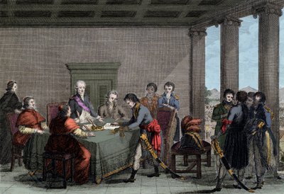 Tolentino-freden mellom Napoleon I og pave Pius VI, 18. februar av Anonymous Anonymous