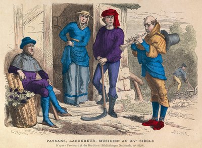Bonde, pløyer og musiker på 1400-tallet - Bønder, pløyer og musiker av Anonymous Anonymous