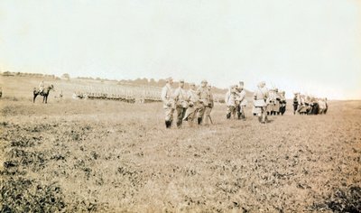 Fotografi fra et personlig album av en infanteriløytnant under de første månedene av første verdenskrig (1. Iere av Anonymous Anonymous