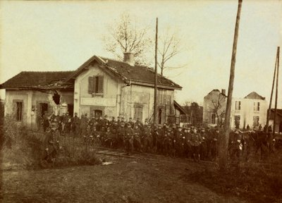 Fotografi fra et personlig album av en infanteriløytnant under de første månedene av første verdenskrig (1. Iere av Anonymous Anonymous