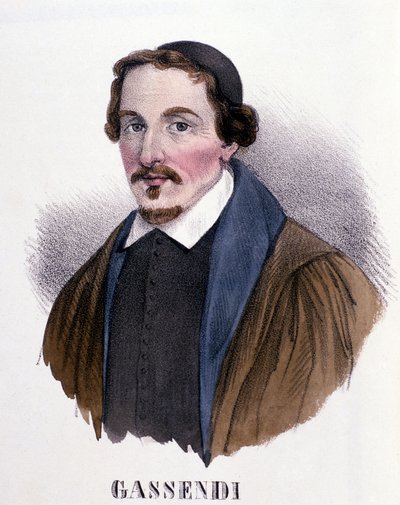 Pierre Gassendi (1592-1655), fransk filosof, astronom, matematiker og fysiker. .Milano. av Anonymous Anonymous