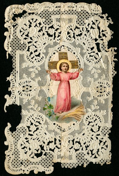 Fromt bilde: Jesusbarn (kromolitografi) av Anonymous Anonymous