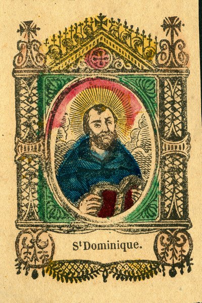 Fromme bilde: Saint Dominic, grunnlegger av den dominikanske orden (epinaltrykk) av Anonymous Anonymous