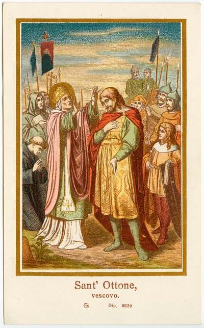 Fromt bilde: Saint Othon I Eveque of Bamberg (gravering) av Anonymous Anonymous