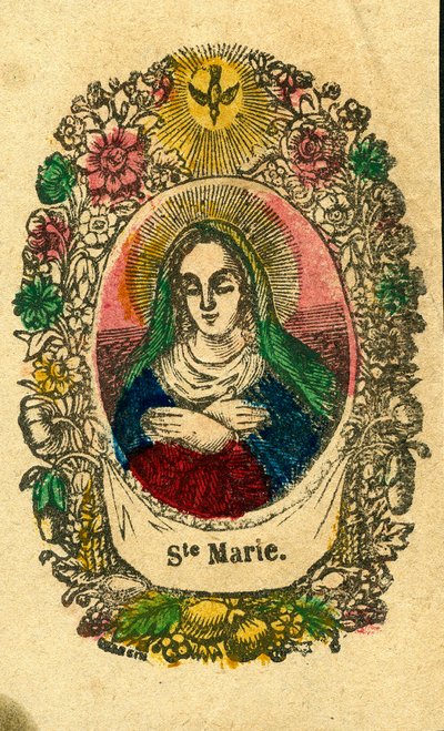 Fromt bilde: Jomfru Maria (epinaltrykk) av Anonymous Anonymous