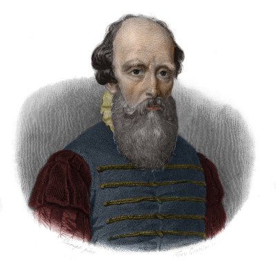 Portrett av Bernard Palissy (1510 - 1589) i "" Portretter og historie om nyttige menn: menn og kvinner i alle land og alle forhold, som skaffet seg rettigheter til anerkjennelse av menn" utgitt og formidlet av Society Montyon og Franklin i 1. av Anonymous Anonymous