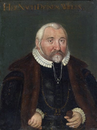 ""portrett av Frederic III av Pfalz Said Frederic III Den fromme kurfyrsten Pfalz av Rhinen (1515-1576)"" Anonymt maleri 1500-tallets privatsamling av Anonymous Anonymous