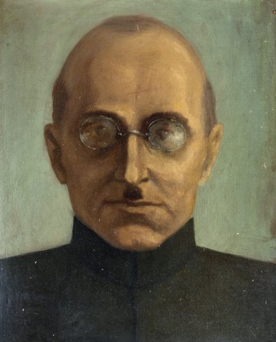 ""Portrett av Lavrenty Beria (eller Lavrenti Beriya) (1899-1953) sovjetisk statsoffisiell"" Anonymt maleri Privat samling av Anonymous Anonymous