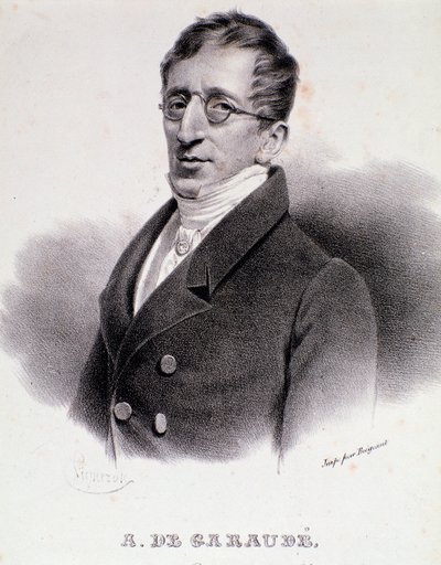 Portrett av Alexis de Garaude (1779-1852), fransk komponist. 1800-tallet. av Anonymous Anonymous
