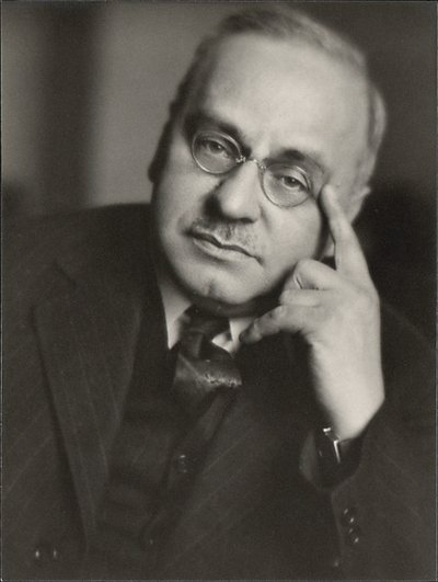 Portrett av Alfred Adler (1870-1937), Anonym. Fotografi av Anonymous Anonymous