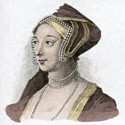 Portrett av Anne de Boleyn (Anna eller Ann Bolin og Anne Bullen av Anonymous Anonymous