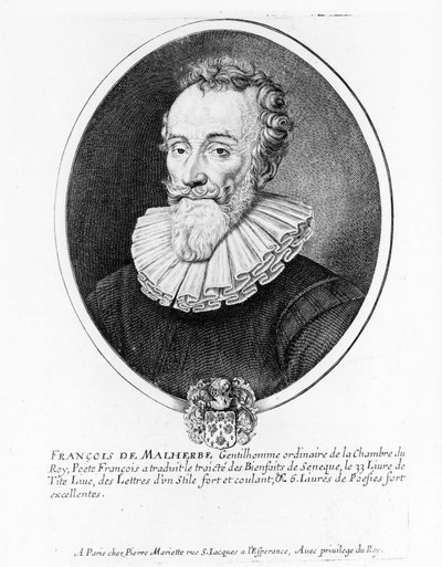 Portrett av Francois de Malherbe (1555-1628), fransk poet av Anonymous Anonymous