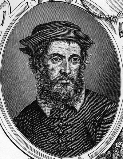 Portrait of Gregorio di Tomaso Chiulinovich Lo Schiavone (1436-1504) Italian painter. Engraving of 1859 in “” the galleries of Europe - Italy “” by armengaud. Private collection. av Anonymous Anonymous