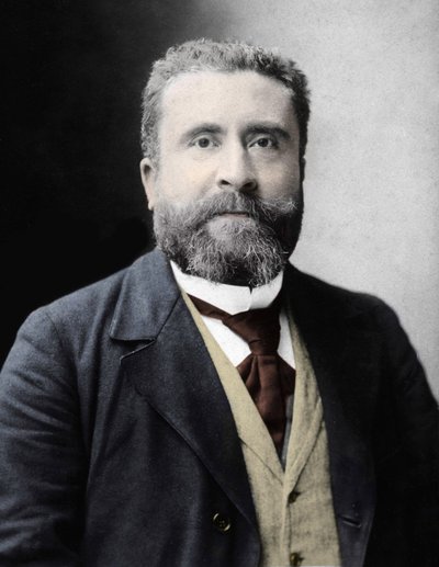 Portrett av Jean Jaures (1859-1914) fransk sosialist-deputat. av Anonymous Anonymous