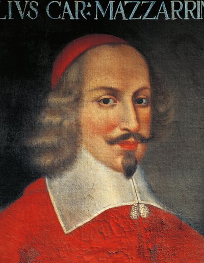 Portrett av Jules Mazarin, født Giulio Raimondo Mazarin (Pescina av Anonymous Anonymous