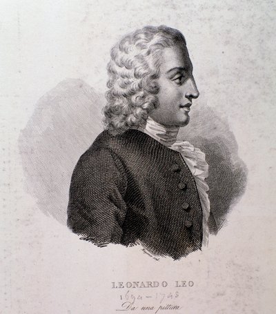 Portrett av Leo Leonardo (gravering) av Anonymous Anonymous