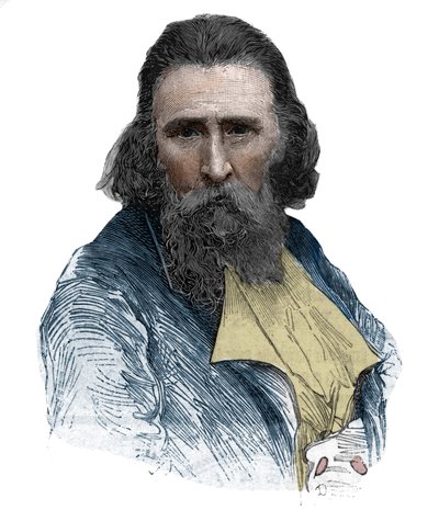 Portrett av Leon Cladel (1835-1892), fransk mann av bokstaver. av Anonymous Anonymous