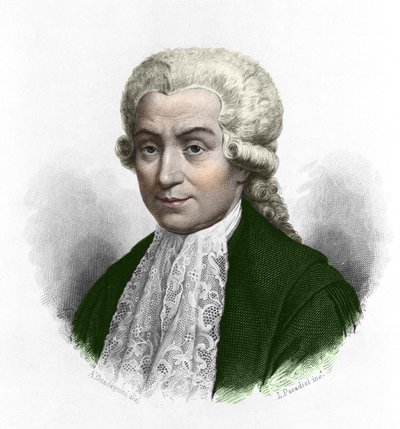Portrett av Luigi Galvani (1737-1798), italiensk fysiker og lege. av Anonymous Anonymous