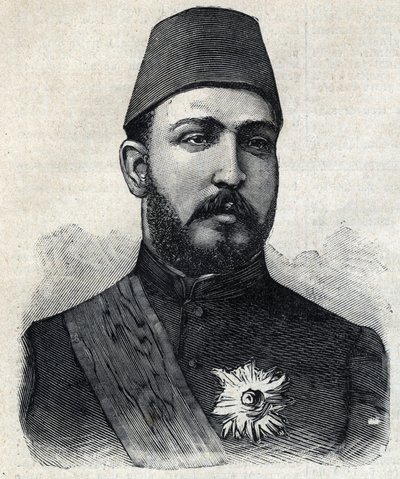 Portrait of Muhammad Tawfiq (or Mohammed Tawfik av Anonymous Anonymous