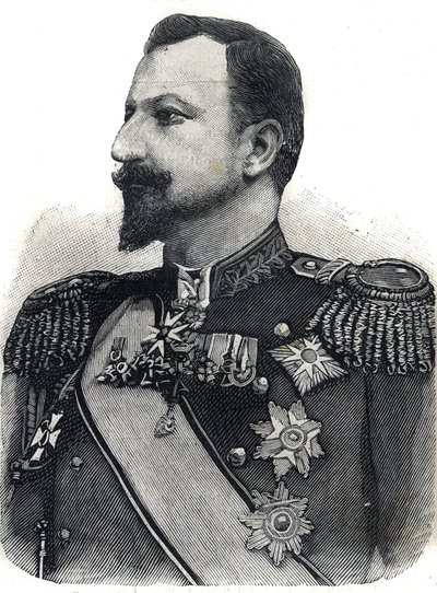 Portrait of Prince Ferdinand I (1861-1948) of Bulgaria. Engraving in “” Le Peute Parisien”” av Anonymous Anonymous