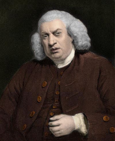 Portrett av Samuel Johnson (1709-1784), engelsk forfatter - Samuel Johnson av Anonymous Anonymous