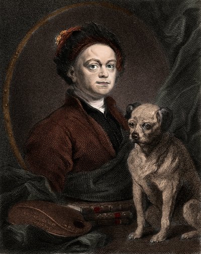 Portrett av William Hogarth av Anonymous Anonymous