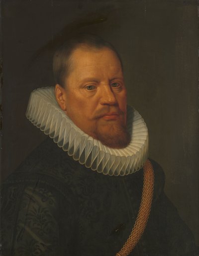 Portrett av en mann, ca. 1615–1620 (olje på panel) av Anonymous Anonymous