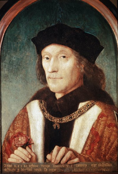 Portrett av kongen av England Henry VII (maleri av Anonymous Anonymous